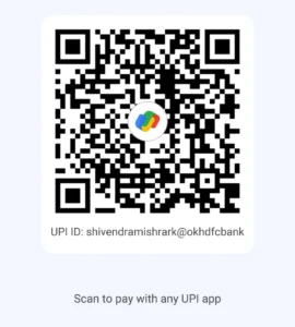 Kailash Journeys UPI payment QR Scan