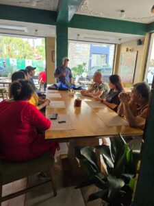 Breifing at Hotel Tibet